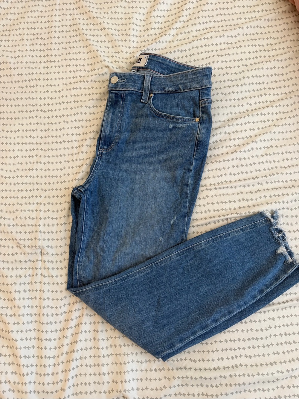 Paige Classic Blue High-Rise Jeans